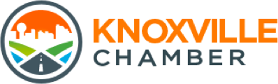 Knxoville Chamber logo orange circle transparent